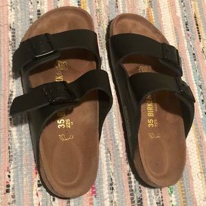 Birkenstock Arizona smooth leather in Black